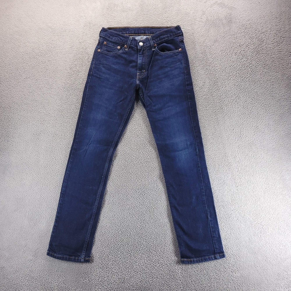 Levis 511 Jeans Mens 29x30 Blue Slim Straight Dark Wash Stretch Denim Comfort